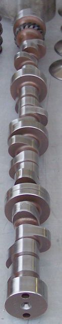 Typical camshaft. 