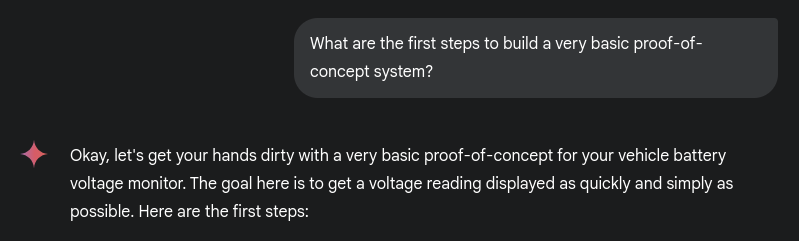 Get AI to provide a very simple system that can be easily started.