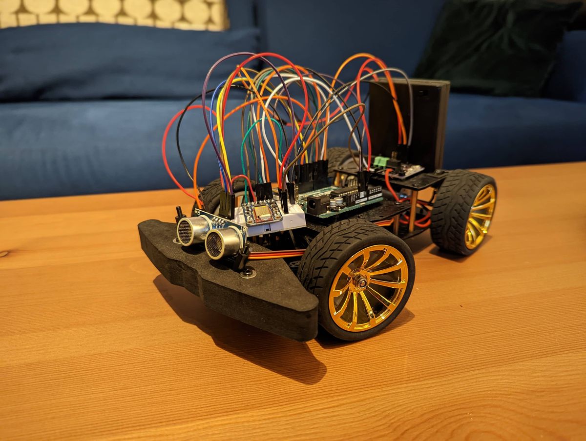 Connecting a Distance Sensor to Your Robot Car