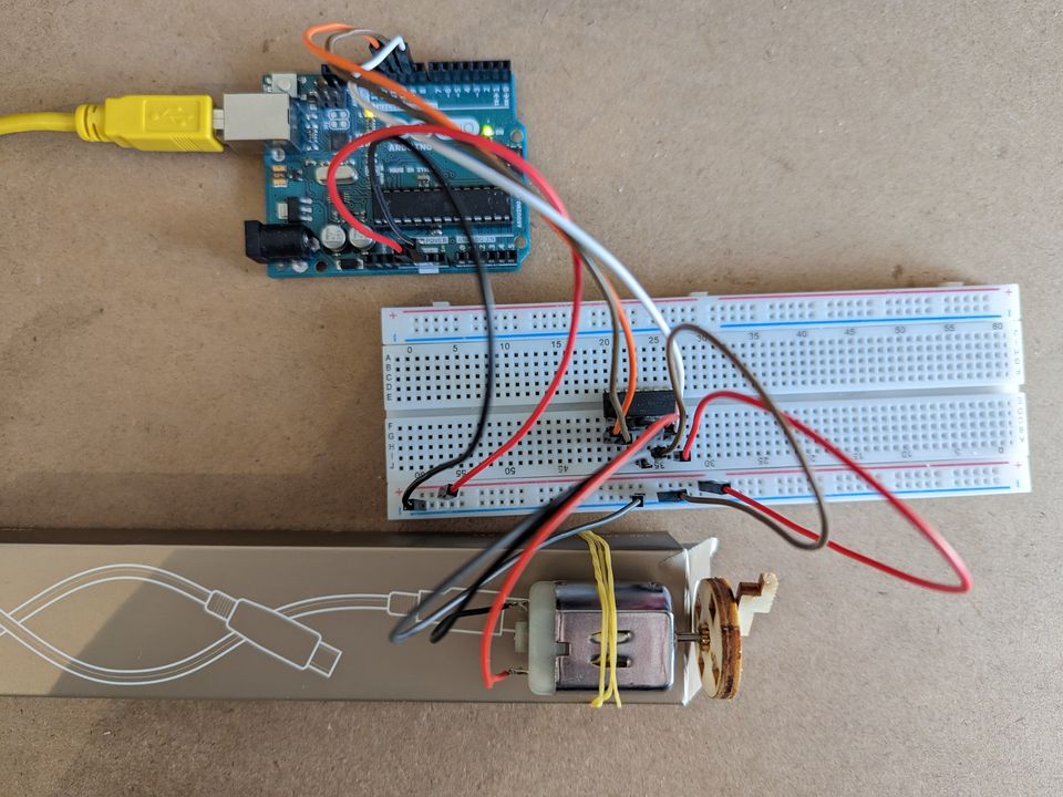 Motor Speed Control using an Arduino Uno